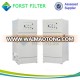 Supply air filter cartridge filtration systems for laser cutting