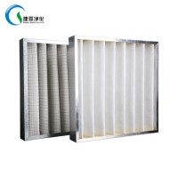 Low resistance filter for industrial chimney eu4 panel air filter