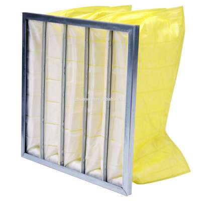 Synthetic Non-woven Air Conditioner Pocket Filter/Bag Filter Industrial Air Filter