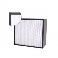 hepa filter h13 h14 microfiber deep pleated hepa high temperature filters