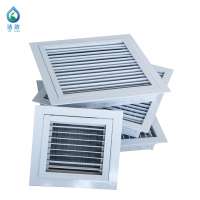 Openable single-layer aluminum alloy louver tuyere can be equipped with filter screen, which can be customized and used with air